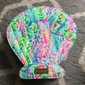 Lilly Pulitzer Makeup bag with Brushes!